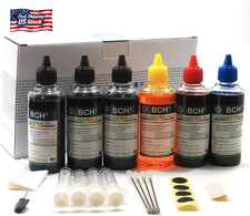 BCH Standard Printer Refill Ink Kit – 600Ml Bulk Dye Ink (3X Black, Cyan, Magent picture