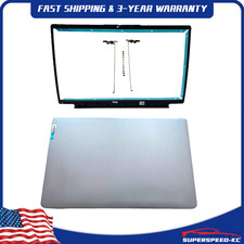 NEW Silver LCD Back Cover Front Bezel Hinges for Lenovo IdeaPad 3 15ITL6 picture