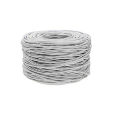 500 / 1000ft CAT5e Cable Bulk Solid Network Wire White Blue Black Cat5 Ethernet picture