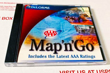 DeLORME Map N Go Plan The Perfect Vacation Triple AAA 1999 PC CD-ROM Computer picture