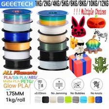 12/10/8/6/5/4/2rolls Geeetech 3D Printer PLA Lot various Filament 1.75mm1KG/Roll picture