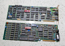 ZENITH DATA SYSTEMS 8088 CPU/MEMORY & CGA or EGA VIDEO/FLOPPY boards 8-BIT ISA. picture