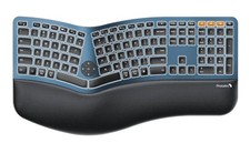 ProtoArc Backlit Bluetooth Ergonomic Keyboard, EK01 Plus Full Size WirelessSplit picture