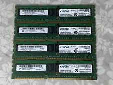Micron Crucial 4 pack 32GB Kit (4x8GB) DDR3 1Rx4 RDIMM MT18KSF1G72PZ MAC (C3) picture