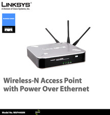 LINKSYS CISCO | WIRELESS-N ACCESS POINT + PoE ✪NOS✪ WAP4400N RARE WIFI WAN WLAN picture