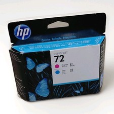 Genuine HP #72 DUAL PRINTHEAD, MAGENTA/CYAN 2020, DesignJet C9383A, NEW & SEALED picture