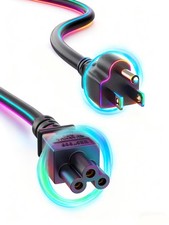 12 FT Universal Laptop Power Cord 16AWG NEMA 515P To IEC C5 3Prong AC Cable picture