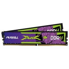 PUSKILL DDR4 32GB (2x16GB) 3200MHz PC RAM | CL16-18-18-42 | 1.35V | Desktop M... picture