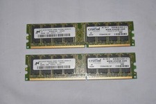512 MB Total - Crucial DDR333 PC2700 BG111B8.ZX 2x256MB picture