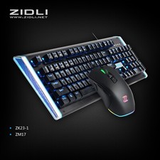 BEST Wired Optical Mechanical Gaming Keyboard & Mouse Rainbow RGB Backlit Combo picture