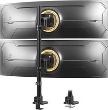 Dual Monitor-Arm Ultrawide Heavy Duty - 24-57 inch Vertical Dual Monitor Mount,  picture