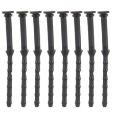 8Pcs Black Silicone Vibration Reducing Fan Mounting Screws for Computer Case picture