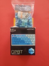 Glorious GPBT Premium Dye Sublimated Keycaps 114 Keycap Set Ocean Blue . picture