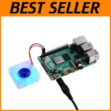 4-Pack 40x40x10mm Blue DC Fan for Raspberry Pi picture
