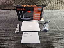 (QTY 2)Tenda F3 N300 2.4GHz Wireless Wi-Fi Router 3x 5dBi Antennas w/Accessories picture