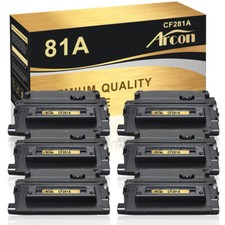 6 PACK CF281A 81A Toner Compatible with HP LaserJet Enterprise M630f M630dn M630 picture