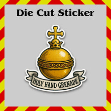 Holy Hand Grenade Sticker -  Waterproof Vinyl Decal for Bottles & Laptops picture