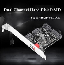 2 Ports SATA 2.0 HDD Hard Disk HW RAID Accelerator Card Support RAID 0/1/JBOD picture