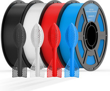 95A HS TPU Filament Bundle 1.75Mm, Black White Blue Red, 1Kg*4 | High Speed HS / picture