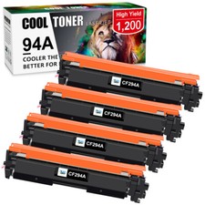 4 Pack 94A CF294A Toner Cartridge For HP LaserJet Pro MFP M118dw M148fdw M149fdw picture