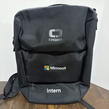 OGIO Sprint Microsoft Intern Black Laptop Backpack Zipper Closure picture