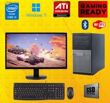 Dell Gaming Desktop PC SSD Computer ATI 2GB GDDR5 Win 11 8GB bundle picture