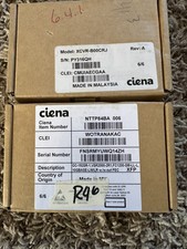 Lot Of 2 Ciena Optical Transceivers NTTP8BA & XXVR B00CRJ picture