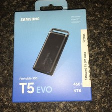 Samsung T5 EVO 4TB Portable SSD USB 3.2 Gen 1 External *NEW SEALED* picture