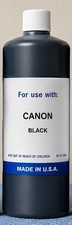 (1,000ML) COMPATIBLE BLACK BULK INK REFILL FOR CANON GI-26 MEGATANK PIGMENT picture