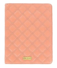 MARC BY Marc Jacobs Gold Toned Logo Leather Peach Tablet Case 134548 picture