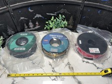 3 QTY BULK- GIANTARM 3D Printer Filament Silk Gold Pla Filament Sun Black Red picture