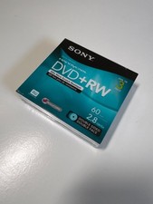 Sony Handycam DVD+RW 2.8GB 60min Double Side Rewritable Scratch Resistant 3 Pack picture