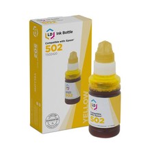 LD Products Compatible Ink Bottle Replacement for Epson 502 T502420-S (Yellow) picture