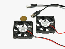2 Pieces USB connector 5010 5V fan 50mm 10mm 5cm Cooling Gdstime C13 picture