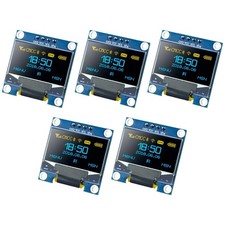5 Pcs 0.96 Inch OLED I2C IIC Display Module 12864 128x64 Pixel SSD1306 Mini S... picture