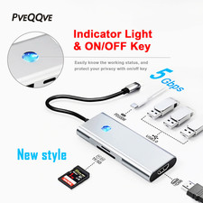 7 in 1 USB C Hub HDMI USB 3.0 5Gbps ,Type C to 4k HDMI PD 100W For Macbook ipad picture