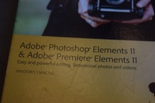 Ad0be Photoshop Elements 11 & Premiere Elements 11 Complete CD Software 2 Discs picture