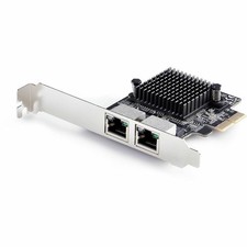 StarTech 2-Port 5G Gigabit PCIe Network Adapter Card 5G/2.5G/1G/100M/10M PCI picture