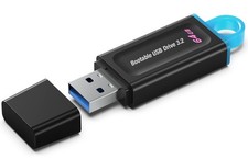 64GB - Bootable USB Drive 3.2 for Windows 11/10 / 8.1/7, 64GB, black picture