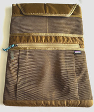 Patagonia - 15” Laptop Tablet Sleeve Case Zip with 3  Mesh Pocket - Khaki picture