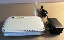 Netgear Wireless G Broadband WiFi Router 4 Port 10/100 White - Model WGR614 v10 picture