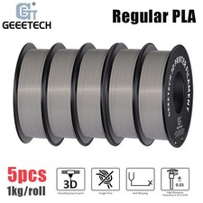 5pcs 1kg/roll Regualr PLA Grey GEEETECH 3D Printer Filament 1.75mm Consumables picture