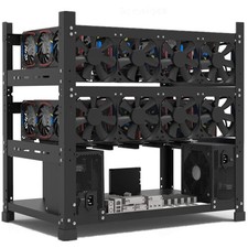Durable Stainless Steel Mining Rig Frame - 2 ATX PSU Support\ picture