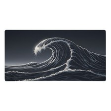 Japanese Great Wave Off Kanagawa Gaming Mouse Pad XL Extended Desk Mat Non-Slip picture