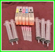 Canon Empty Refillable PGI 250, CLI 251 Cartridges 5 Color Set With Smart Chip picture