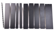 9 Middle Atlantic 1U 2U 3U Flat Black Filler Plates FEB + Lace For AV Racks w859 picture