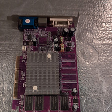 NVIDIA GeForce FX 5200 128MB DDR AGP Graphics Card DVI VGA S-Video TV-Out picture