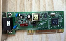 READ DETAILS-Creatix CTX607 V.2 V.92 PCI 56K Data Fax Modem Card, 2x RJ-11 Ports picture