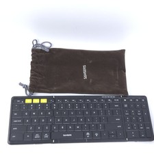 Samsers Travel Multi-Device Foldable Bluetooth Keyboard Touchpad 2.4G+BTx2 picture