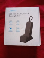 JSAUX USB-C 6-in-1 Docking Station 100W Fast Charge HDMI 4K RJ45 5Gbps picture